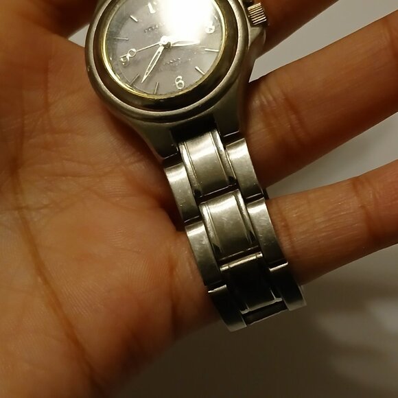 Milan Silver Tone Stainless Steel Bracelet Watch Japan Movt 100Ft WR M.Z. Berger - Picture 12 of 15